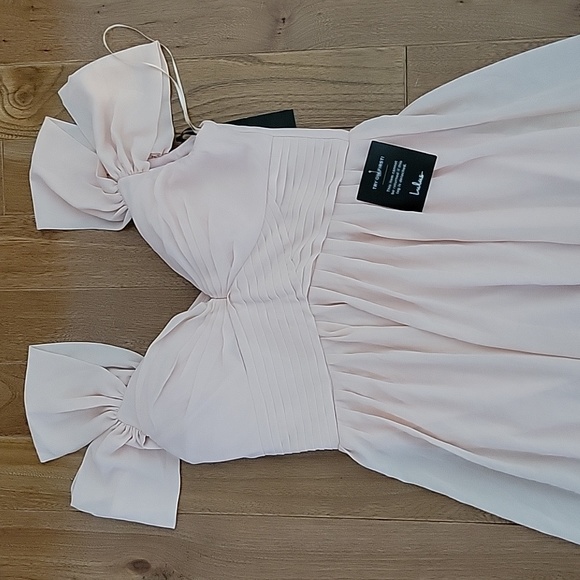 NWT Lulus Make Me Move Maxi Dress Blush Pink Medium - Picture 3 of 11